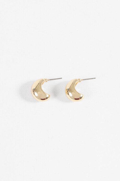 Aros mini gota dorado