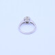 Anillo platino con brillantes. Anillo platino con brillantes.