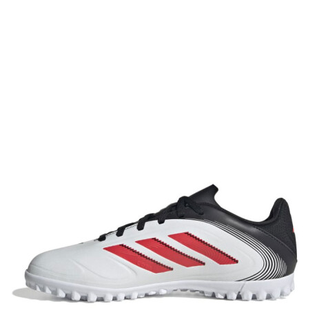 Championes de Fútbol 5 Infantiles Adidas Copa Pure III Club TF Blanco - Negro - Rojo
