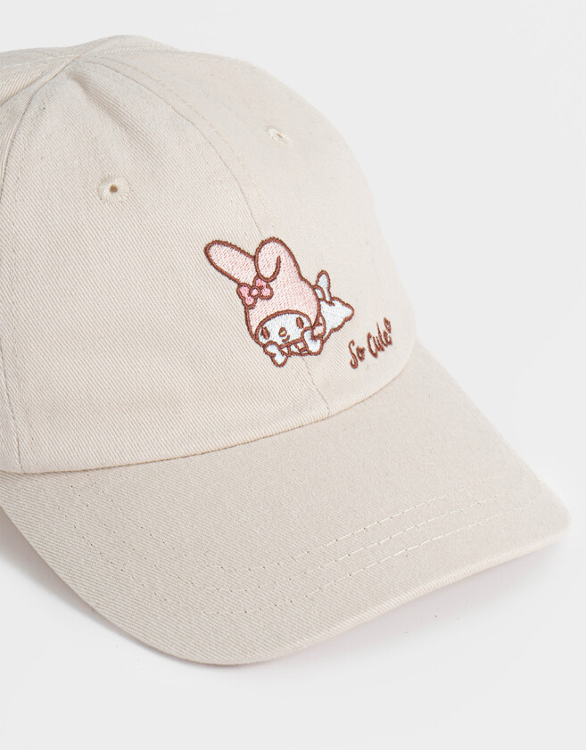 Caps y sombreros infantiles Gorra Bordada "my Melody" - Marron Beige