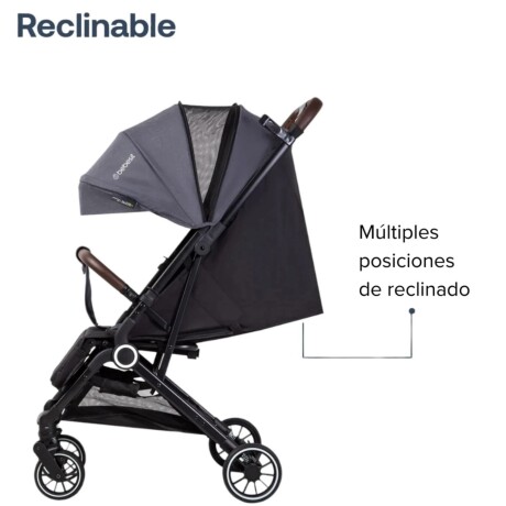 Coche De Paseo Micro Bebesit Compacto De Viaje Gris