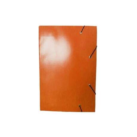 CARPETA C/ELASTICO FINO GARBANZO -OFICIO N307.(UNIDAD)GDE(36X26)66GRS Naranja