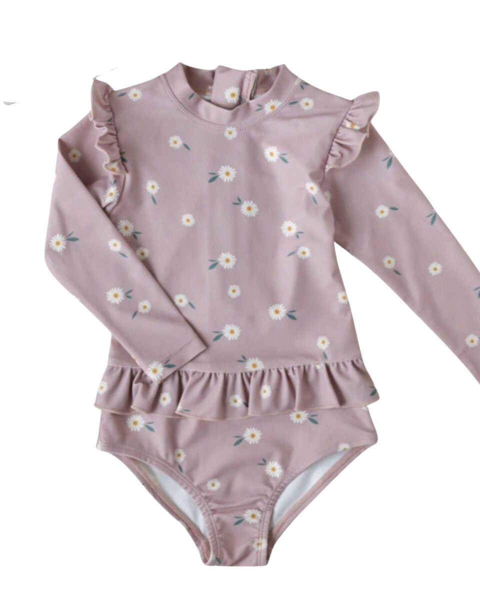 Traje de Baño Margaritas (UV UPF 50+) 