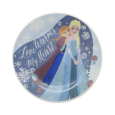 Set X3 de Cerámica Infantil Frozen Plato, Taza y Bowl CELESTE