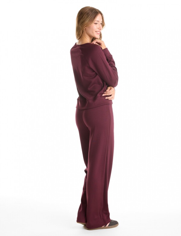 Set Buzo & Jogger BORDEAUX