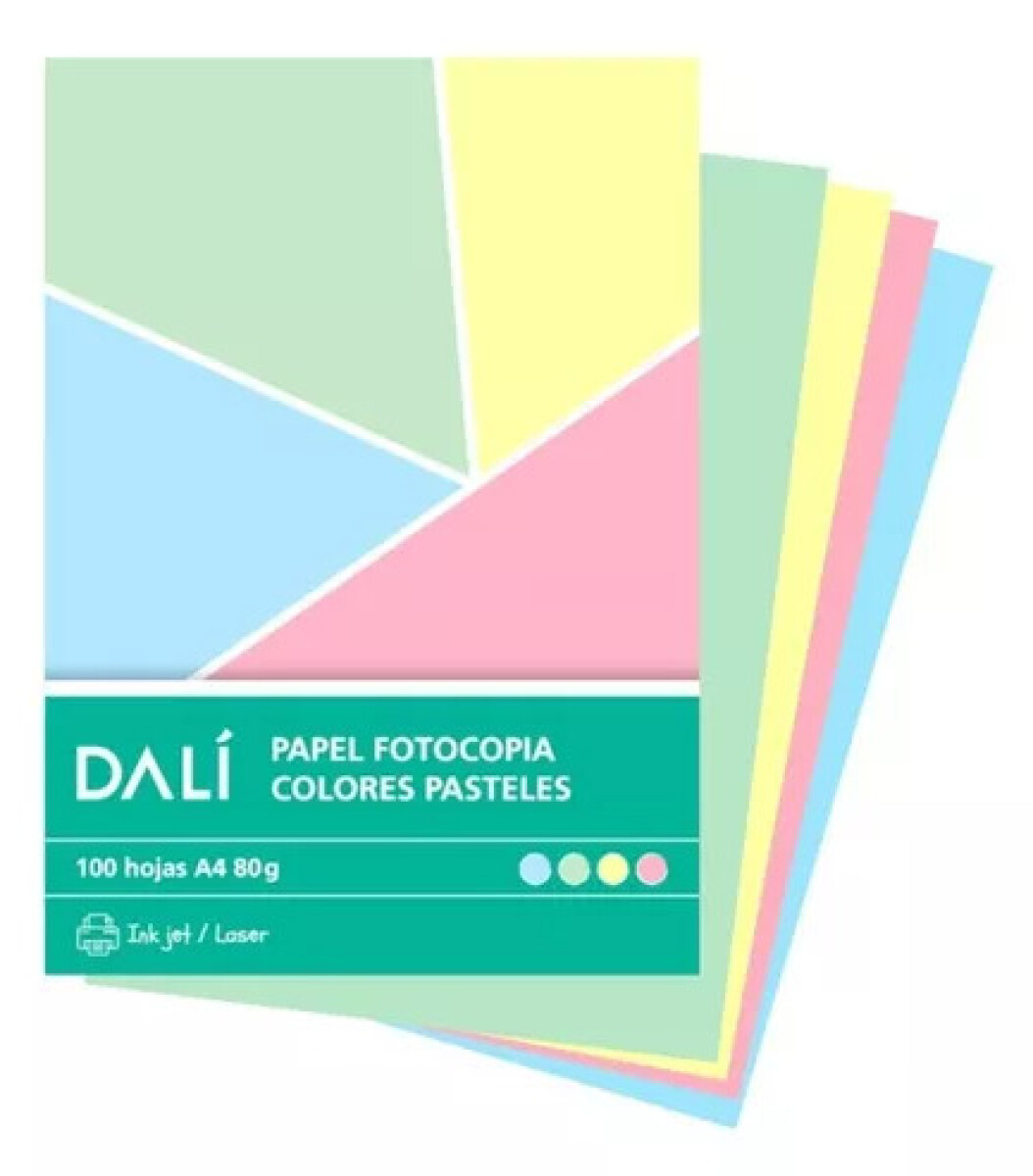 Papel Fotocopia A4 Color Pastel 100H. 