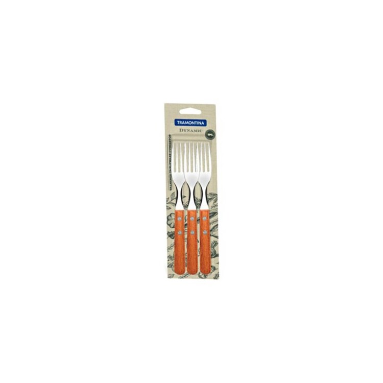 TENEDOR MANGO MADERA X3 DYNAMIC TENEDOR MANGO MADERA X3 DYNAMIC