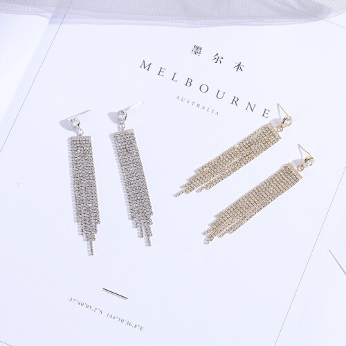 Pendientes Rhinestone - Dorado Pendientes Rhinestone - Dorado