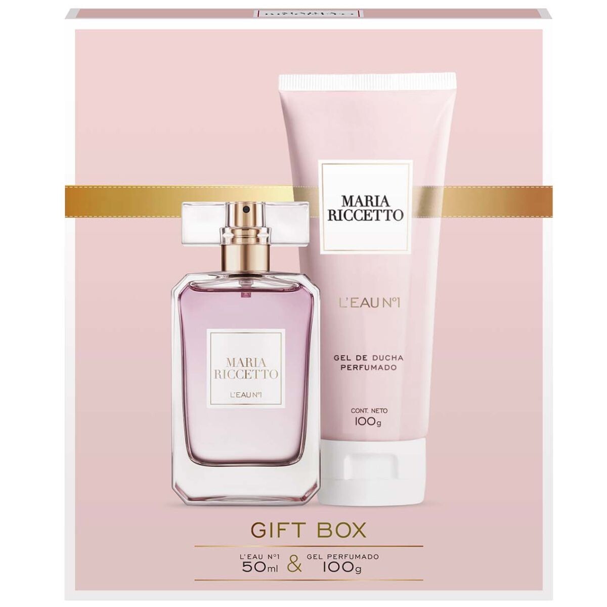 Perfume María Riccetto I`eau Nº1 EDT 50 ML + Gel de Ducha Edición Gift Box 