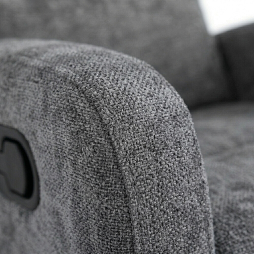 Poltrona Reclinable Giratoria Mecedora - Rocking Gris