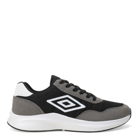 Championes de Hombre Umbro Volcan Negro - Blanco