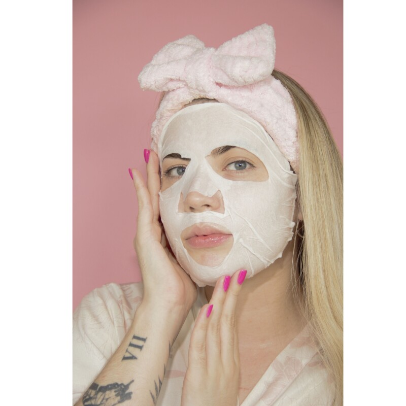 Mascarilla Facial White Happy Mask Hortensia Mascarilla Facial White Happy Mask Hortensia