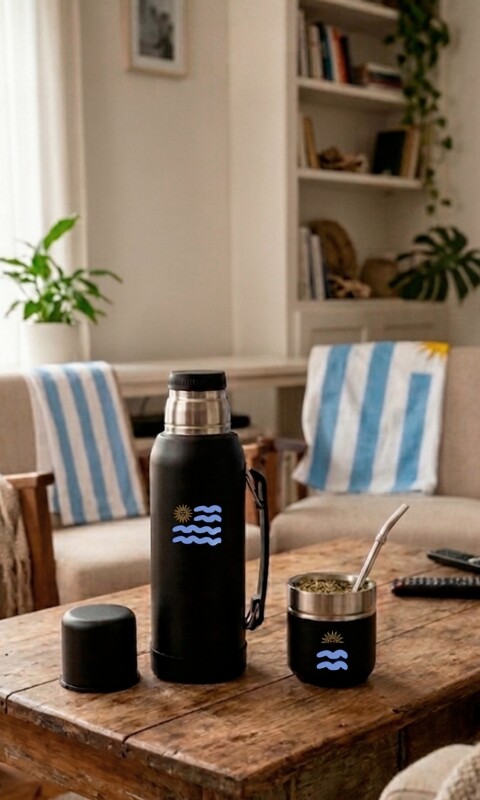 KIT MATERO ATOMIC URUGUAY NEGRO