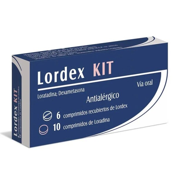 Kit Antialérgico Lordex 16 Comprimidos - Spefar Kit Antialérgico Lordex 16 Comprimidos - Spefar