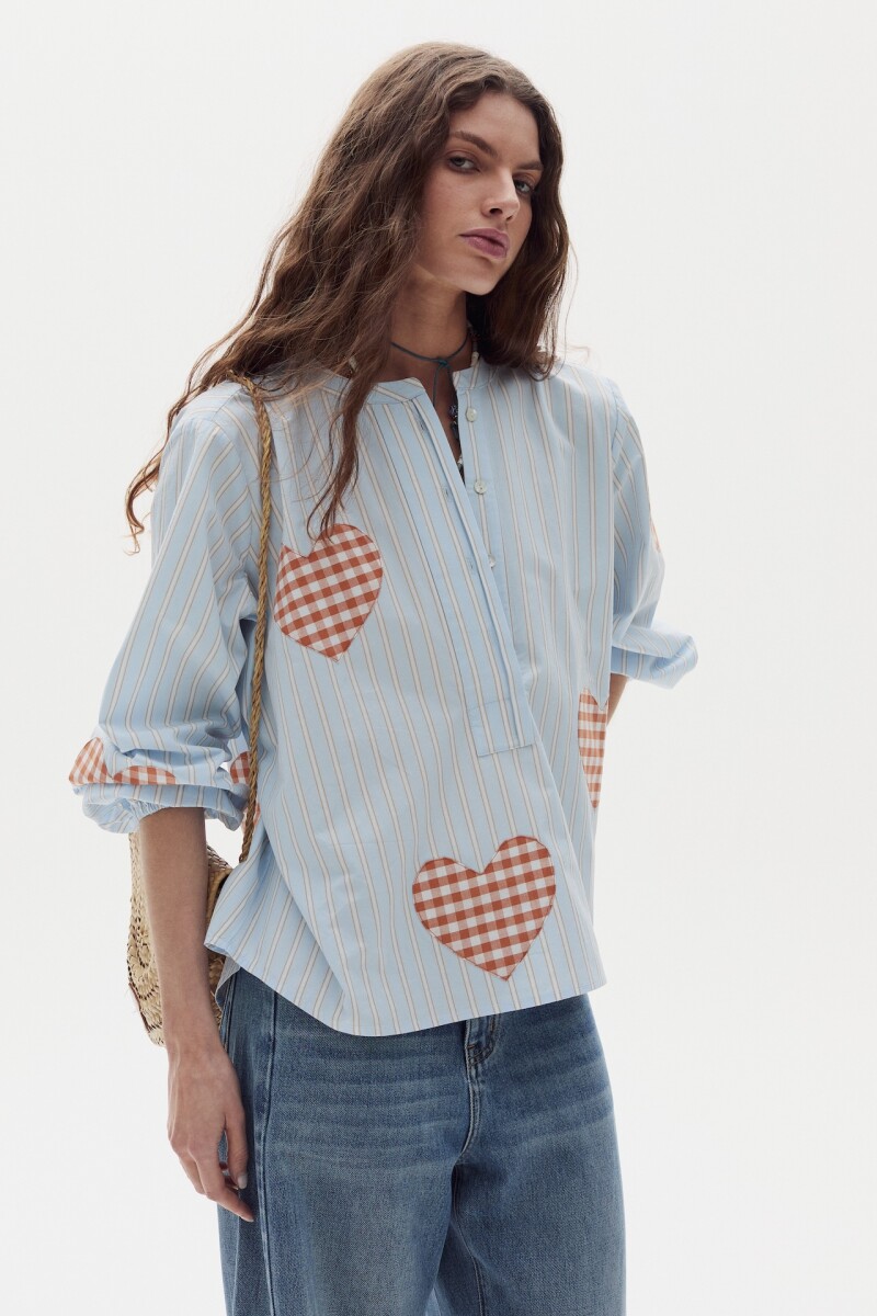 Camisa Cupid en Algodón Terracota Sweetheart