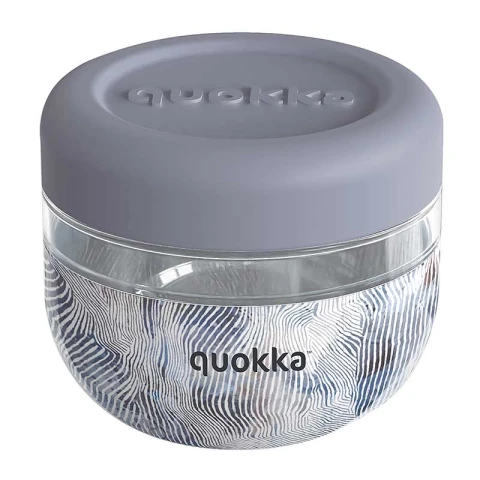 Recipiente Quokka 770 ml Tapa Rosca GRIS