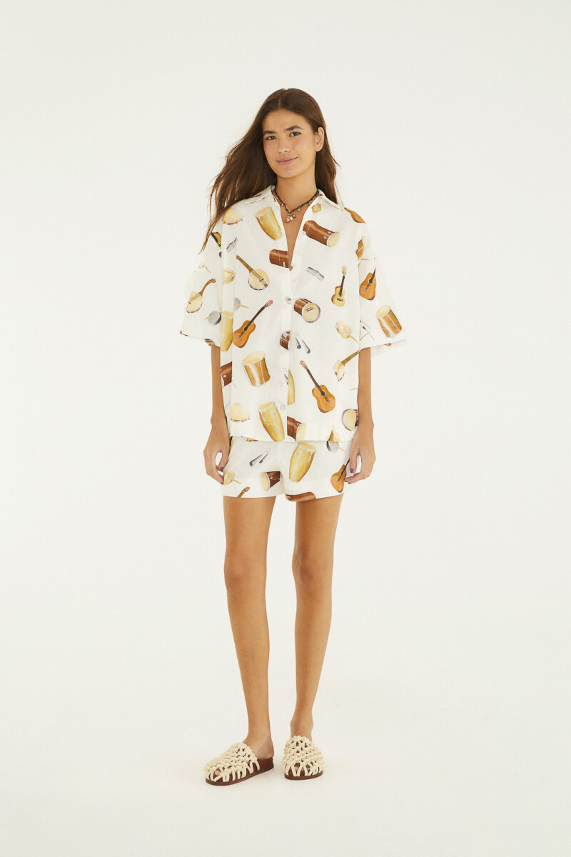 CAMISA PARA MUJER Crudo