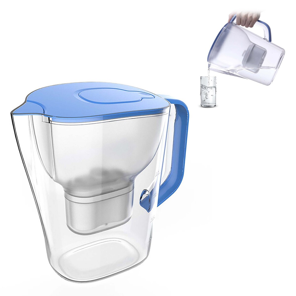 Jarra Purificadora De Agua Filtro 3.5l Goldtech Calidad 