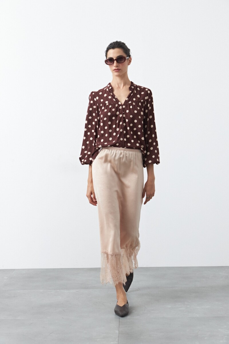 CAMISA TOPACIO Chocolate