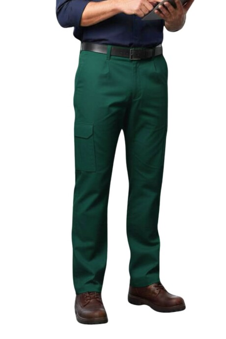 Pantalón brin cargo Verde bosque