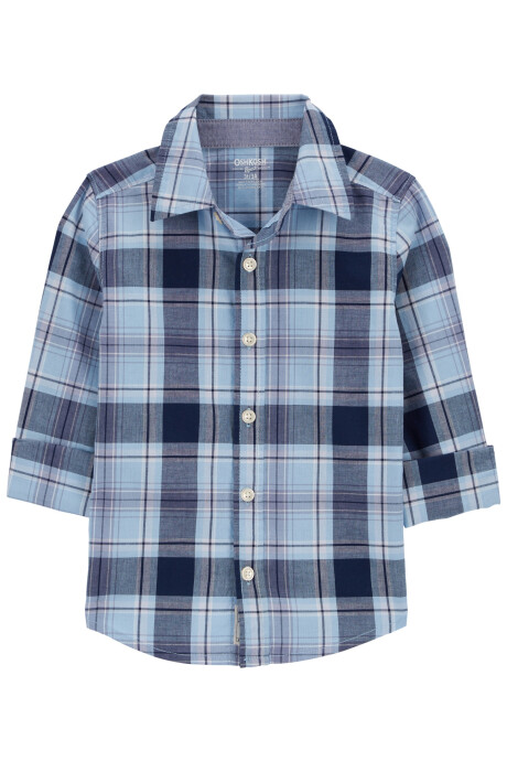 Camisa de algodón, diseño a cuadros Camisa de algodón, diseño a cuadros