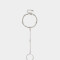 Pulseras Flexibles Pulsera Flexible Con Anillo Unido - Plateado