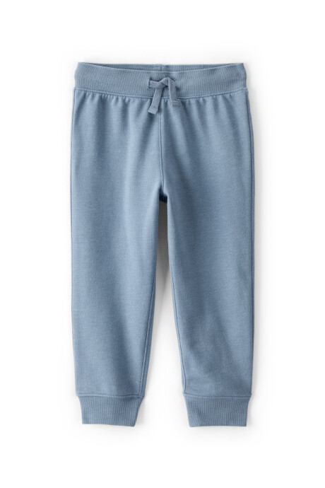 Pantalón deportivo de algodón, azul Sin color