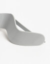Broche Acrilico Broche Formato Wavy Moda De Actilico. - Gris Claro