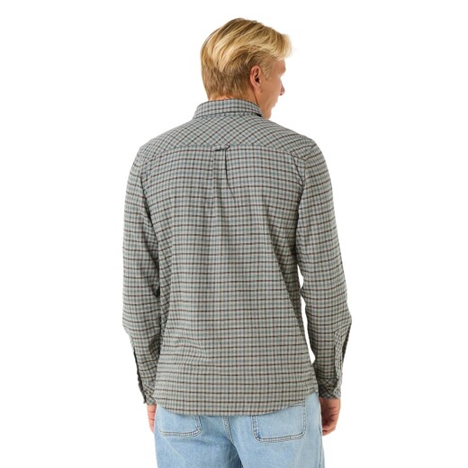 Camisa Rip Curl Classic Surf Checked In Flanne Camisa Rip Curl Classic Surf Checked In Flanne