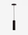 Lámpara de techo Andia de aluminio con acabado pintado en negro