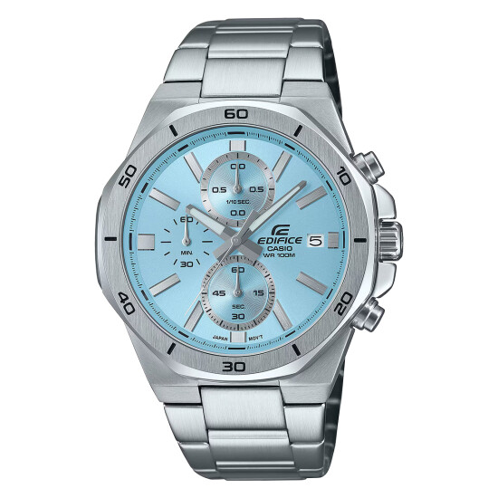 Reloj Edifice Casio en Acero Inoxidable Plateado 0