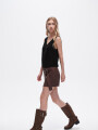 Falda Cameli Marron