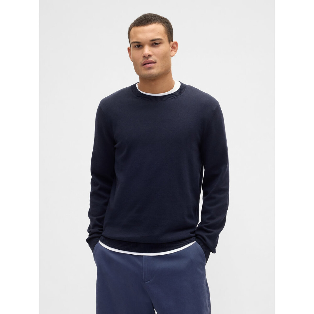 V-FA25 SOLID CORE CREW - NEW CLASSIC NAVY 2 