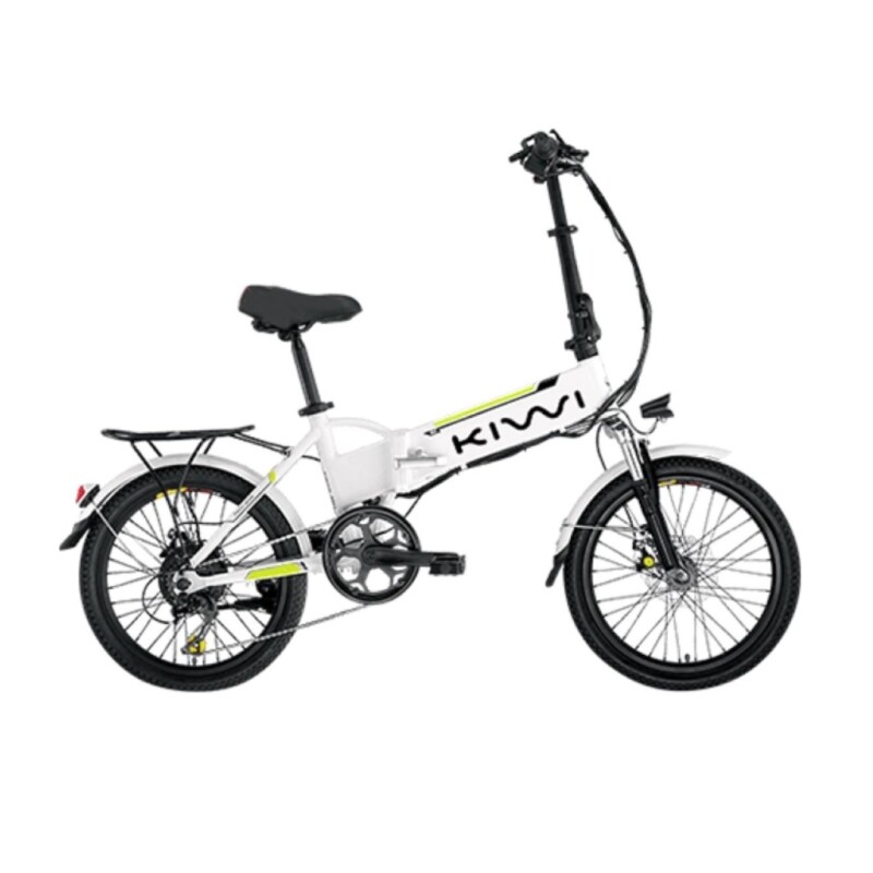 Bicicleta Electrica Kiwi Plegable R20 Blanco