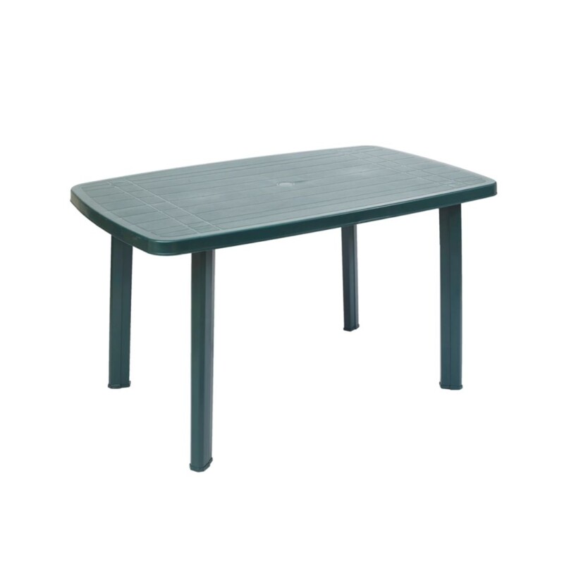 Mesa Rectangular Verde de PVC Faro Mesa Rectangular Verde de PVC Faro