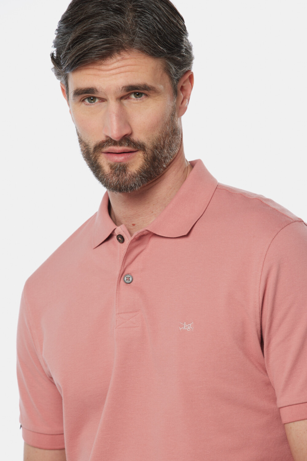 REMERA POLO PIQUE LISA Coral