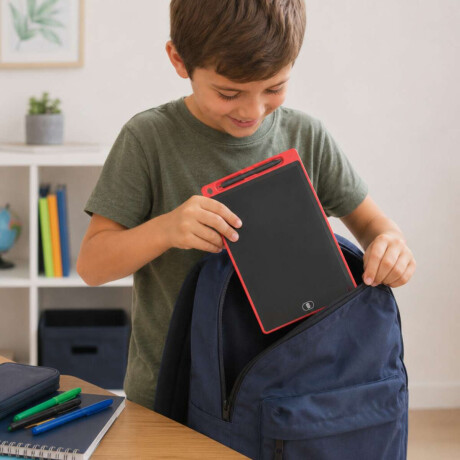 Tablet de 30cm con pantalla LCD para dibujar Rojo