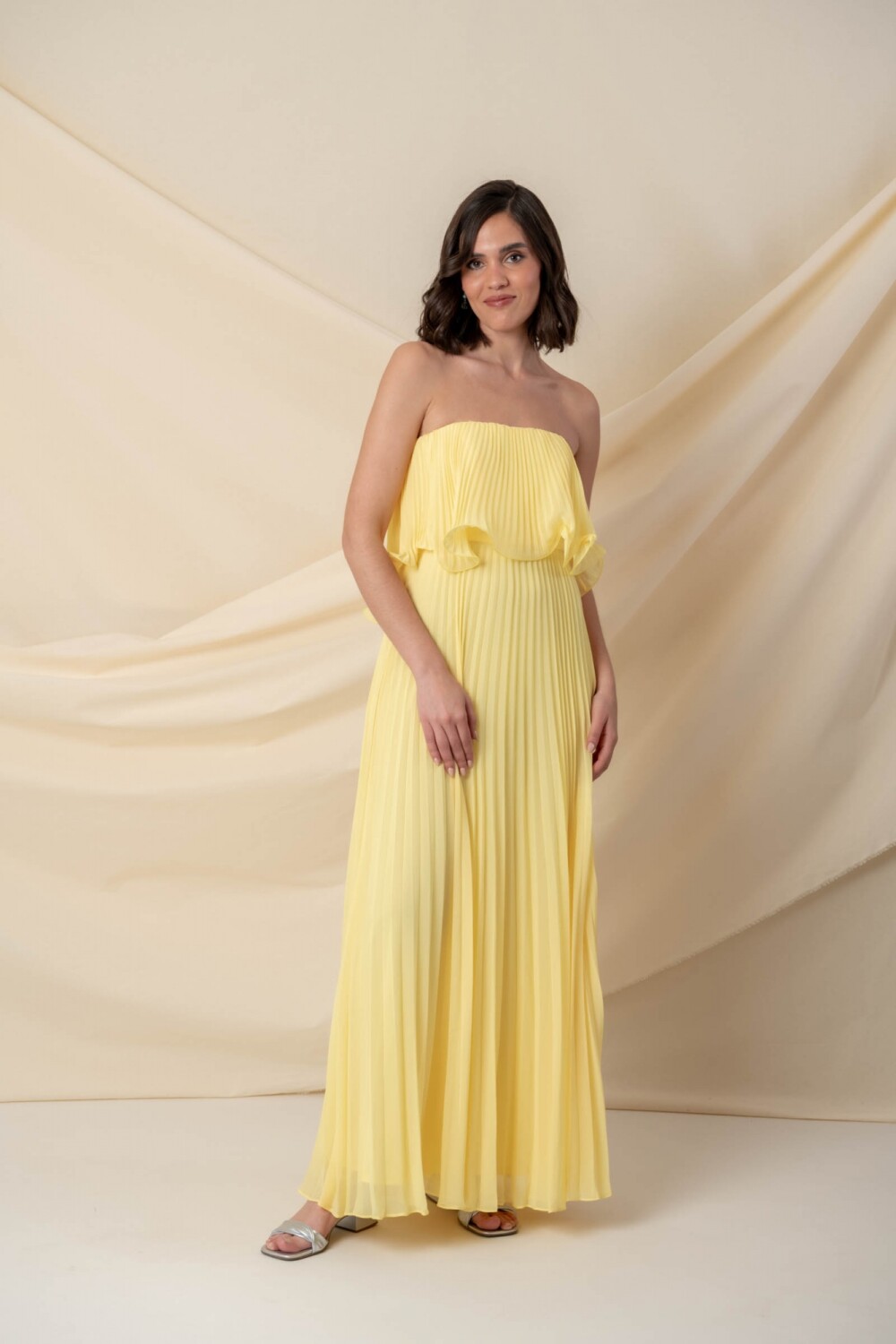VESTIDO JEANNE Amarillo