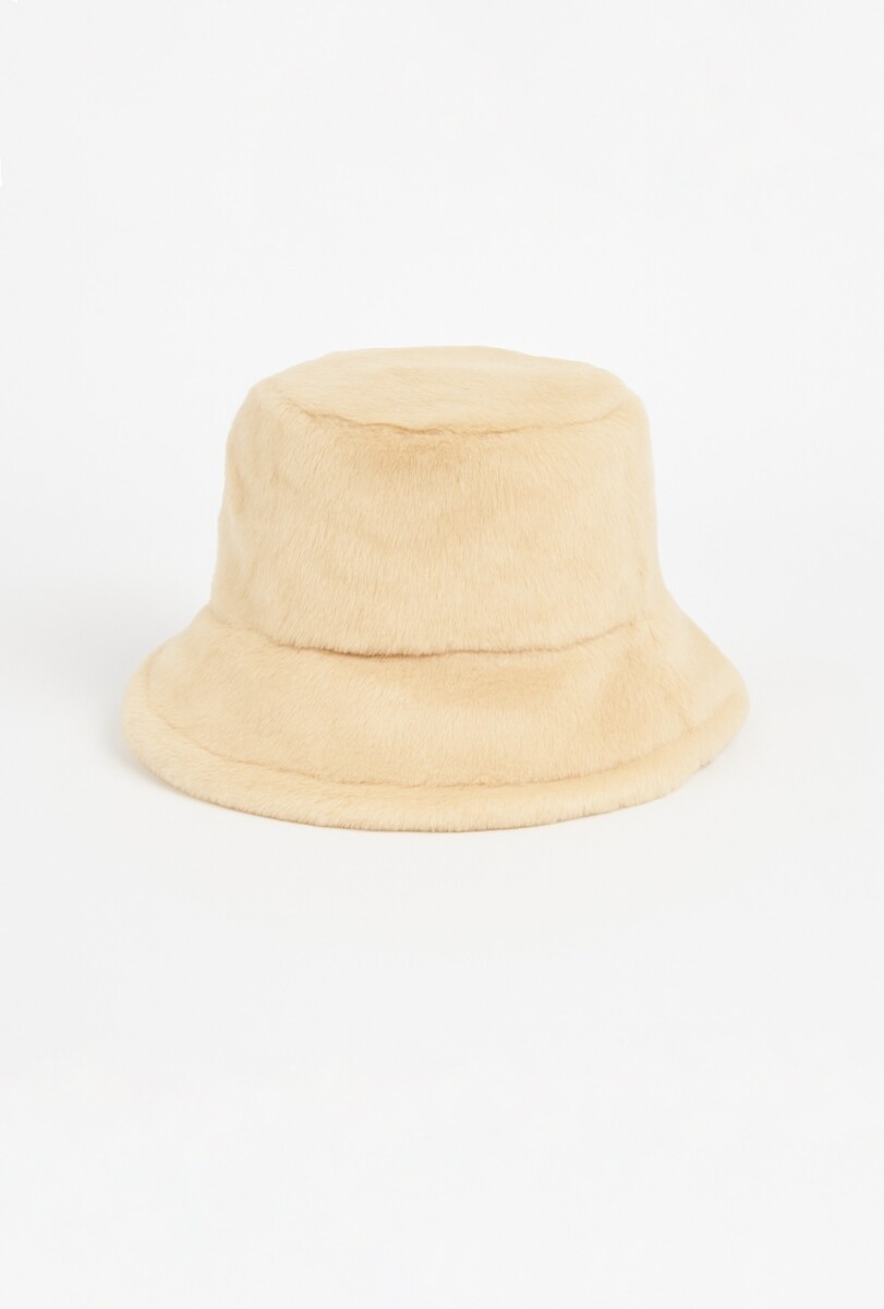 Gorro bucket soft - beige 