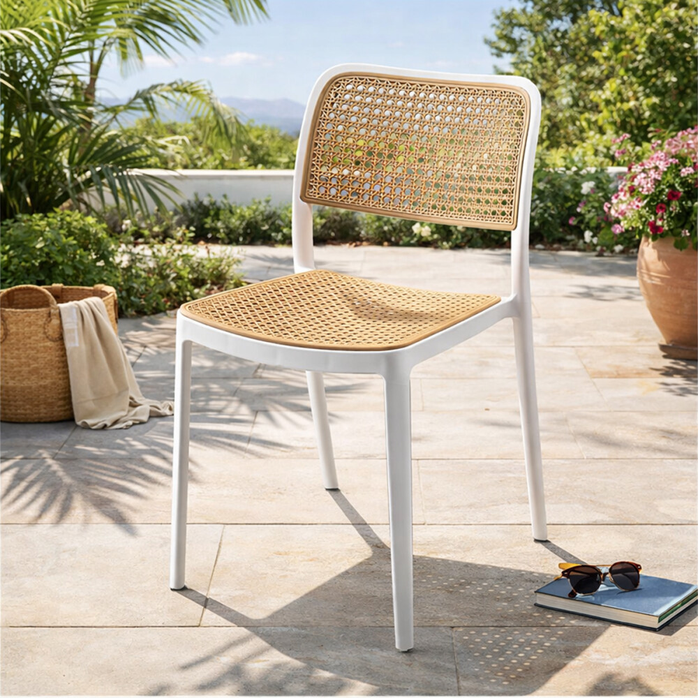 Silla de exterior Frank Blanco