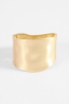Pulsera cuff texture dorado