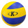 Pelota Volley Pu Knex K-602 AMARILLO-AZUL