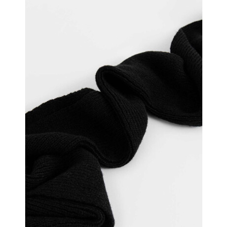 Bufanda De Lana Negro