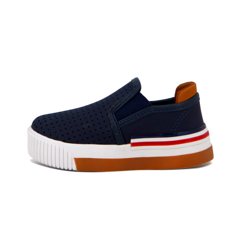 Molekinho Zapatilla Casual C/ Elastico Marino-caramelo