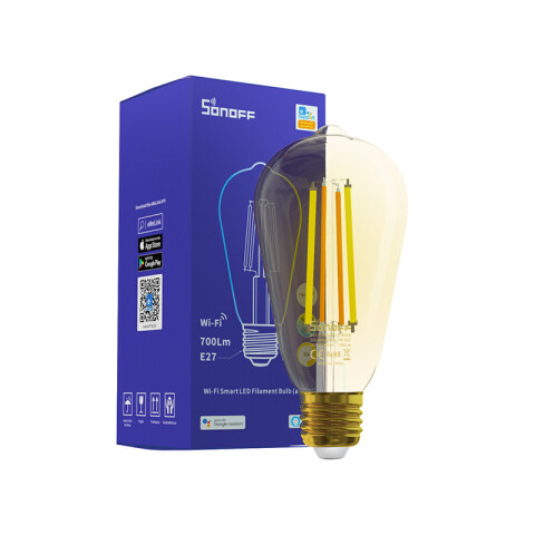 Lámpara LED velón vintage 7W E27 - B02FST64 SONOFF SO0525