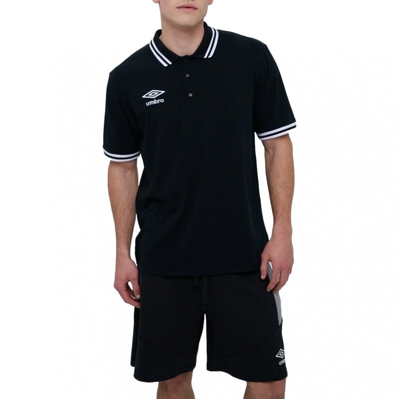 Remera Polo Umbro Delta Black