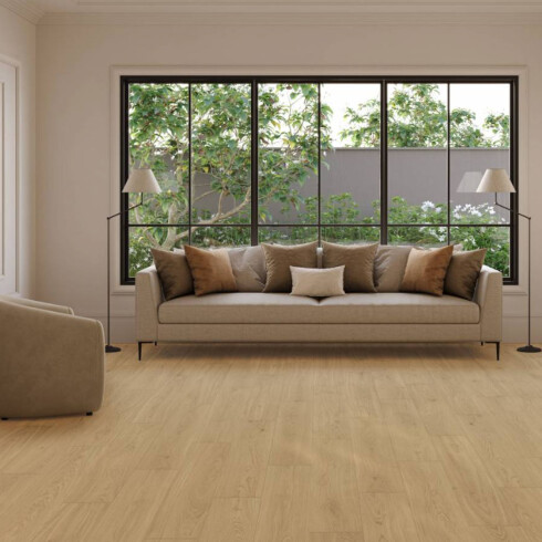 PORCELANATO PARA PISO Y PARED MIRANTE CAMEL MA 19.7X120 MADERADO RECTIFICADO ELIANE GAMAS DE MARRON