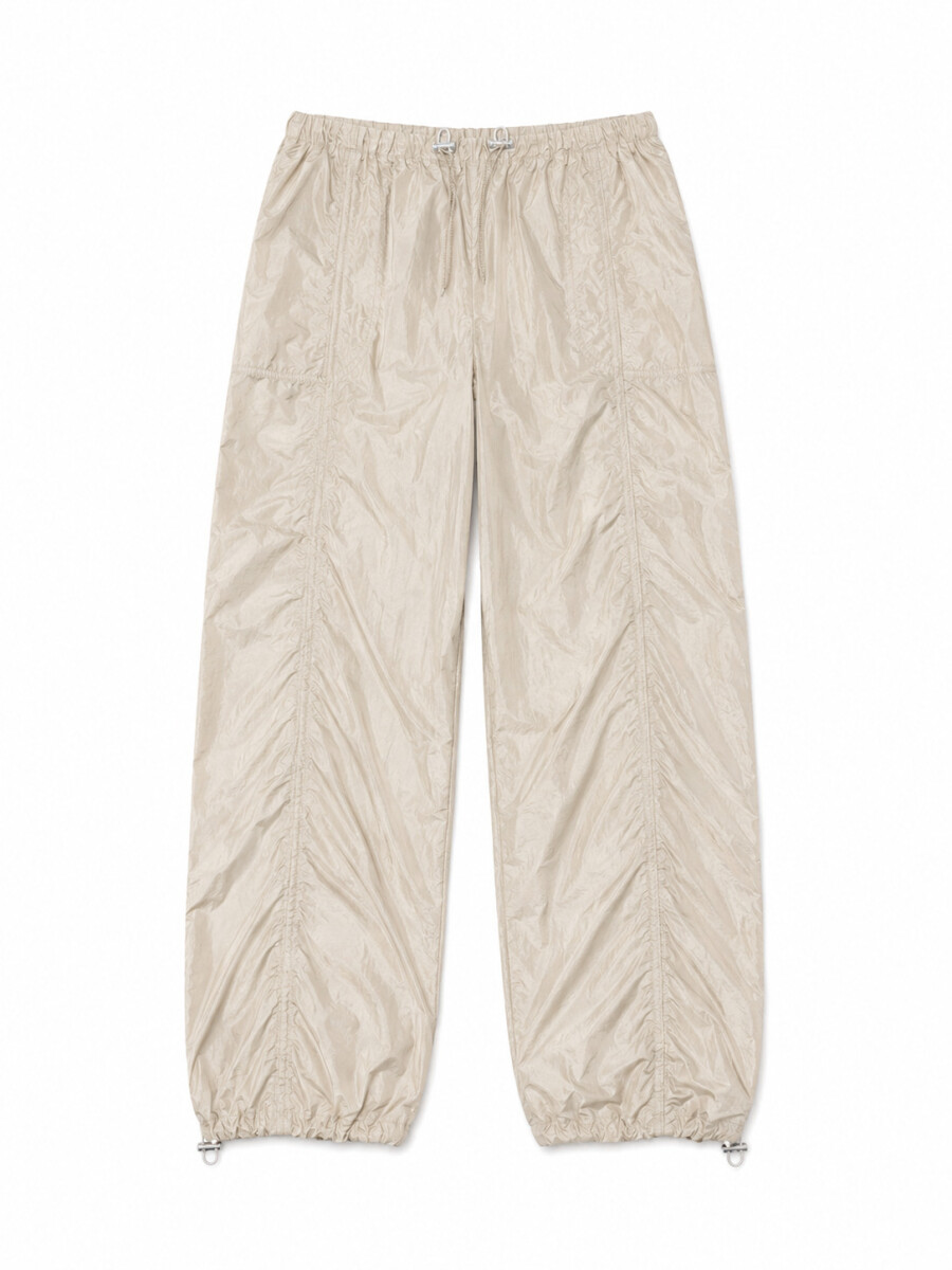 PANTALON DANALI PARACHUTTE - CREMA 