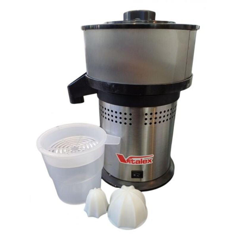 Exprimidora De Cítricos Pequeña con cámara Inox Vitalex ESPI-I Exprimidora De Cítricos Pequeña con cámara Inox Vitalex ESPI-I