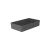 Organizador de cajones 2 secciones Gris Oscuro